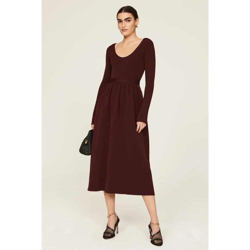 Proenza Schouler White Label Ribbed Midi Dress Size Large